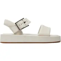 Clarks Sandales Femme Alda D-Fit à bride Off White
