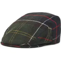 Barbour Casquette 'Galingale' bleu marine / vert foncé / rouge / blanc