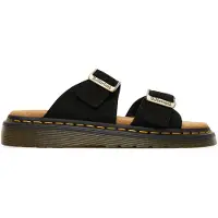 Dr. Martens Mules Josef Black Suede femmes - Noir - 41