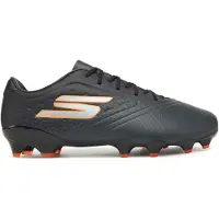 SKECHERS Hommes, Chaussures de football, Razor 1.5 Academy FG Football Boots Black and Orange 252015 BKOR (41), Orange, Noir