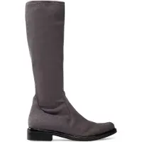 Caprice Femmes sous le genou Bottes Gris Textile Taille : 7½
