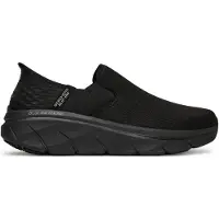SKECHERS Slip-ins : D'Lux Walker 2.0 - Reeler 232463-BBK, Baskets, Hommes, Noir