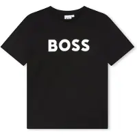 BOSS T-shirt en jersey de coton pour enfant, avec logo contrastant