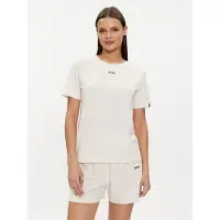 BOSS T-shirt de pyjama en coton stretch à logo imprimé