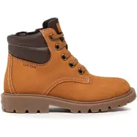 Geox Bottes Shaylax zippées intérieur Garçon jaune/marron
