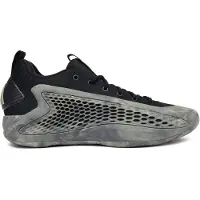 Adidas Chaussures de basketball basses 'Ascent' Homme Anthony Edwards 1 Silver Pebble/Core Black/Wonder Beige