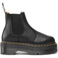 Dr. Martens Chelsea Boots '2976 Quad Fur Lined' noir