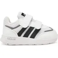 Adidas Baskets Enfant Tensaur à fermeture scratch Cloud White/Core Black/Grey Four