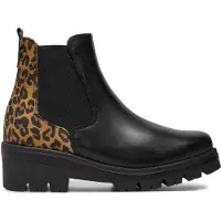 Tamaris Chelsea Boots cognac / noir