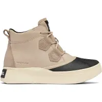 Sorel pour femme. 2088161264 Baskets en cuir Out N About IV beige (39), Plat, 1 à 3 cm, Lacets, Casuel