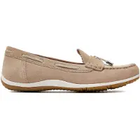 Geox Vega Moc Chaussures Bateau Beige EU 38 Femme Beige EU 38
