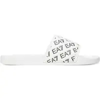 EA7 unisex. 7X000109_AF15125 Tongs All Olver Logo blanc (38), Plat, Aucun, Casuel, Beachwear
