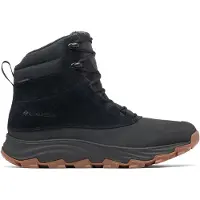 Columbia - Bottes imperméables d'hiver - Expeditionist Shield Black Graphite pour Homme en Cuir - Taille 40 - Noir