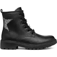 Geox Boots enfant J CASEY GIRL filles - Noir - 37