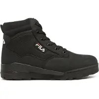 FILA Bottines à lacets 'GRUNGE' rouge sang / noir / blanc