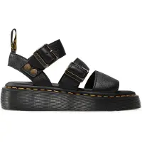 Dr. Martens Sandales plates Gryphon Quad Black Pisa femme || Taille 36