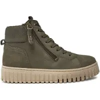 Tamaris Bottines à lacets olive