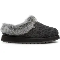 SKECHERS Chaussons Mule Keepsakes Ice Angel Femme Anthracite