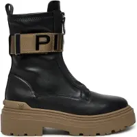 Pinko Boots 'MIA 13 ANKLE BOOT CALF LEATHER/ ST RETCH SPREADING Scarpe' noir