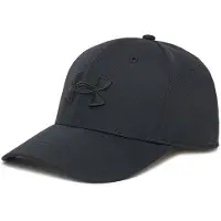 Under Armour Casquette Homme Blitzing Stretch Fit, (002) Noir / Noir, S/M