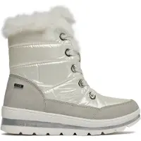 Caprice Bottes à lacets gris fumé / blanc