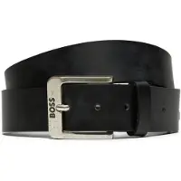 BOSS Ceinture 'Jemio_Sz40' noir / argent