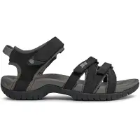 Teva Tirra Leather Sandalen Plat - Zwart - Maat 39