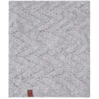 Buff Knitted&fleece Neck Warmer Gris