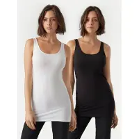 Vero Moda Haut 'VMMAXI' noir / blanc