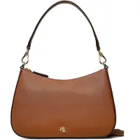Ralph Lauren pour femme. 431883768007 Sac Danni moyen en cuir marron à bandoulière (OSFA), Casuel