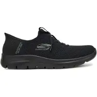 SKECHERS pour femme. 150263 Slip-ins Summits New Daily shoes black (36), Noir, Plat, Lacets, Casuel