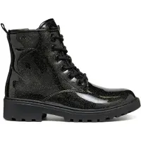 Geox Boots enfant J CASEY GIRL GLITTER filles - Noir - 28