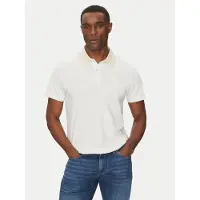 GUESS Nolan Short Sleeve Polo Blanc 2XL Homme