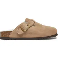 Scholl Sabots Scholl Women Fae Neuf F Suede Sa Dark Beige-Taille 37