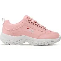 FILA Baskets basses 'Strada' rose / rouge / blanc