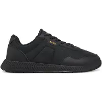 BOSS pour homme. 50536481 Chaussures Titanium Runn nypuN noir (42), Plat, Lacets, Sport