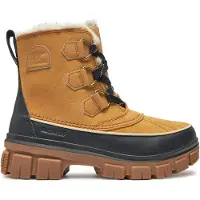 Sorel Bottines à lacets curry / noir