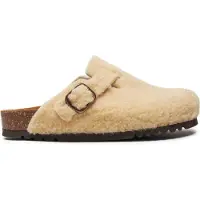 Scholl Sabots Scholl Women Fae New Synthetic Shearling Beige-Taille 37