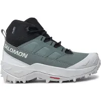 Salomon - Chaussures de randonnée d'hiver - Crosstrak Wp W Agave Green/Black/Canary Green - Taille 36 2/3 - Vert