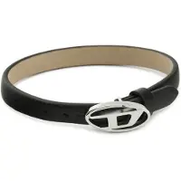 Diesel Bracelet 'Stackables' noir / argent