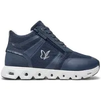 Caprice Baskets hautes bleu marine / bleu nuit / blanc