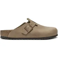 Birkenstock Boston Soft Footbed Natural Leather Oiled Clogs Marron EU 40