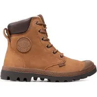 Palladium Baskets hautes 'Pampa Sport WPS' marron châtaigne