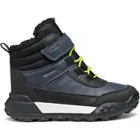 Geox Bottes d'Hiver - Tex - J Trekkyup B ABX - Marine/Citron - - 29 - Bottes d'Hiver