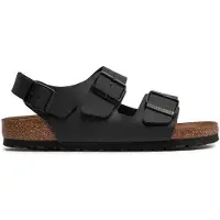 Birkenstock Sandales plates Milano hommes - Noir - 42