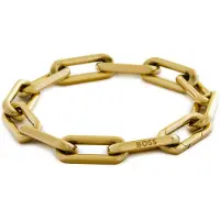 HUGO BOSS Bracelet doré avec maillon logoté