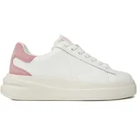 GUESS Baskets basses 'Elbina' rose / blanc