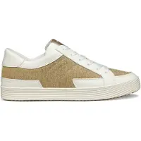 Geox Baskets Blomiee Femme métallisé Or Clair/Blanc cassé Lt Gold/Off White