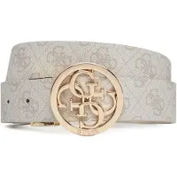 GUESS Ceinture 'NOELLE' beige / blanc