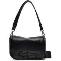 Pepe Jeans pour femme. PL031571 Sac à bandoulière Geena Softy noir (OSFA), Casuel, Polyuréthane